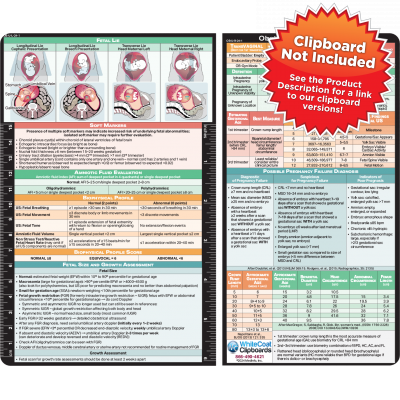 OB Ultrasonography Adhesive Reference Label